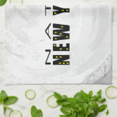 Native New Yorker zwart Theedoek (Gevouwen)