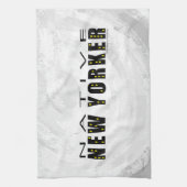 Native New Yorker zwart Theedoek (Verticaal)