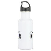 Native New Yorker zwart Waterfles (Achterkant)
