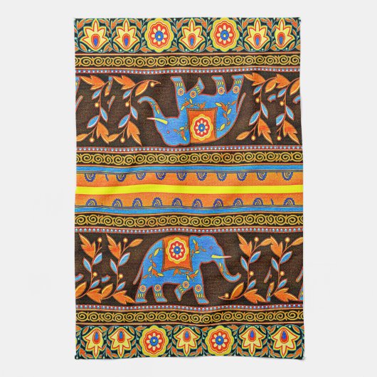 Native olifant theedoek (Verticaal)