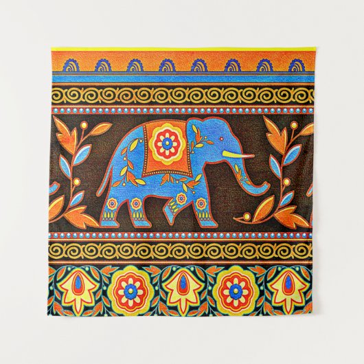 Native olifant wandkleed (Voorkant)