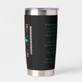 Native ontwerp aangepast persoonlijk geïsoleerde drinkbeker (Links)