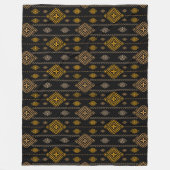 Native Patroon Boho Cultuur Etnisch Ontwerp Fleece Deken (Voorkant)