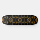 Native Patroon Boho Cultuur Etnisch Ontwerp Persoonlijk Skateboard (Horizontaal)