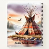 Native Patroon Dagboek: Culturele Elegantie Notitieboek (Achterkant)