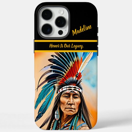 Native Pattern Composition-hoofdtooi Case-Mate iPhone Case (Achterkant)