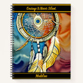 Native Pattern Diary: Culturele Elegantie Notitieboek (Voorkant)