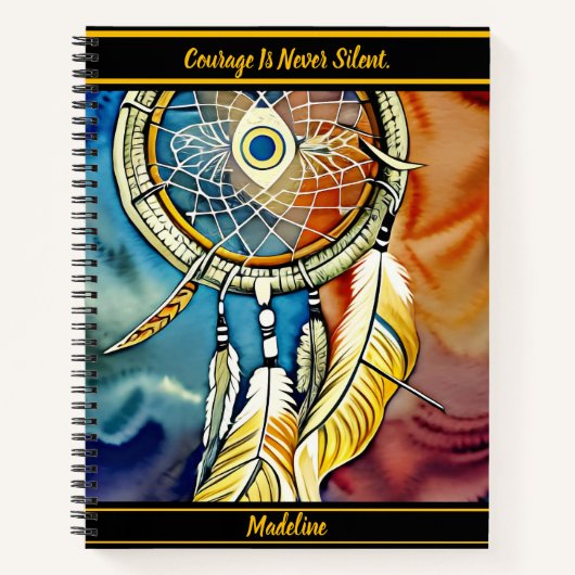 Native Pattern Diary: Culturele Elegantie Notitieboek (Voorkant)