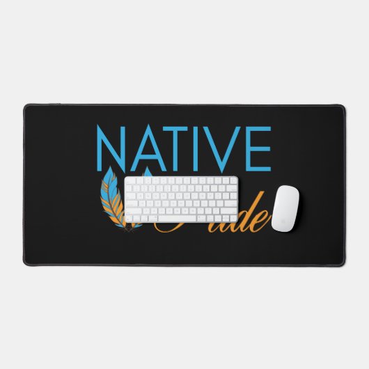 Native Pride Feathers Desk Mat (Keyboard & Muis)