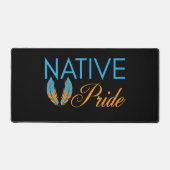 Native Pride Feathers Desk Mat (Voorkant)