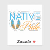Native Pride Feathers Vinyl Stickers (Vel)