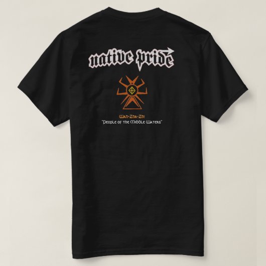 Native Pride - Osage Nation Shirt (Design achterkant)
