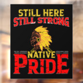 Native Pride Window Cling Raamsticker (Vel 2)
