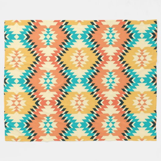 Native Print 60x80 Fleece Blanket (Voorkant (Horizontaal))
