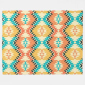 Native Print 60x80 Fleece Blanket Deken (Voorkant (Horizontaal))