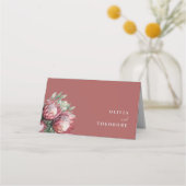 Native Protea Waterverf Floral Boho Botanical Plaatskaartje (Achterkant)