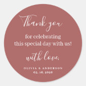 Native Protea Waterverf Floral Boho Botanical Ronde Sticker (Voorkant)