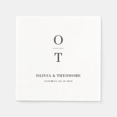 Native Protea Waterverf Floral Boho Botanical Servet (Voorkant)