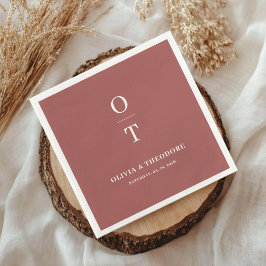 Native Protea Waterverf Floral Boho Botanical Servet