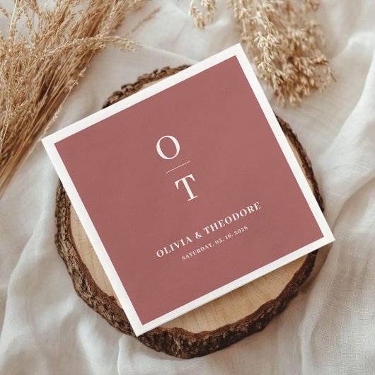 Native Protea Waterverf Floral Boho Botanical Servet