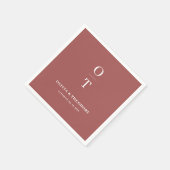 Native Protea Waterverf Floral Boho Botanical Servet (Hoek)