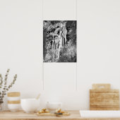 Native Royal Palms in Fakahatchee Strand Poster (Keuken)