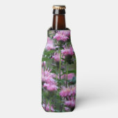 Native roze bijenbalsem flesjeskoeler (Fles Voorkant)