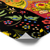 Native russian matrioshka ornament poster (Hoek)