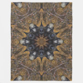 Native Shaman Spirit Animal Shield Plush Fleece Deken (Voorkant)