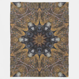 Native Shaman Spirit Animal Shield Plush Fleece Deken