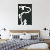 Native Silver Canvas Afdruk (Insitu (Slaapkamer))