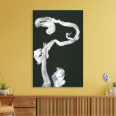 Native Silver Canvas Afdruk (Insitu (Woonkamer))