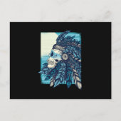 Native Skull Briefkaart (Voorkant)