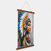 "Native Soul" Hangend Wandkleed (Gebogen)
