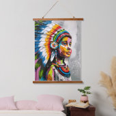 "Native Soul" Hangend Wandkleed (Slaapkamer)