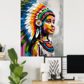 "Native Soul" Poster (Thuiskantoor)