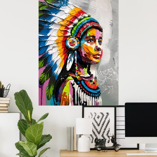 "Native Soul" Poster (Thuiskantoor)