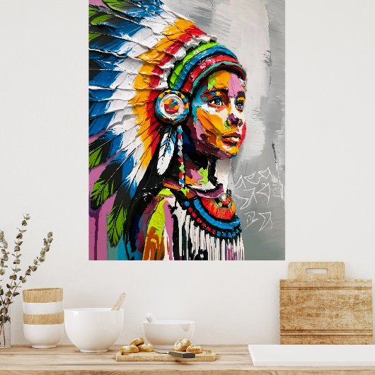 "Native Soul" Poster (Keuken)