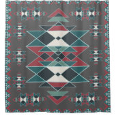 Native Southwestern Indian Art Blanket Design Douchegordijn (Voorkant)