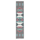 Native Southwestern Indian Art Blanket Design Korte Tafelloper (Voorkant)