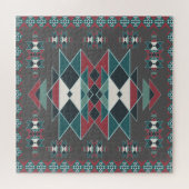 Native Southwestern Indian Art Blanket Design Legpuzzel (Horizontaal)
