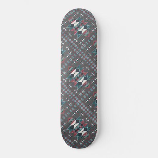 Native Southwestern Indian Art Blanket Design Persoonlijk Skateboard (Voorkant)