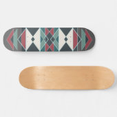 Native Southwestern Indian Art Blanket Design Persoonlijk Skateboard (Horizontaal)