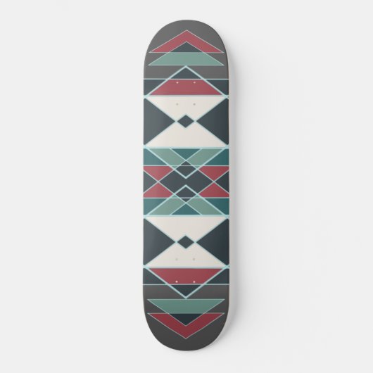 Native Southwestern Indian Art Blanket Design Persoonlijk Skateboard (Voorkant)