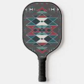 Native Southwestern Indian Art Blanket Design Pickleball Paddle (Voorkant)