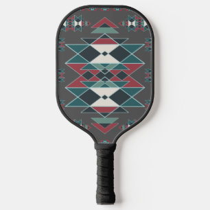 Native Southwestern Indian Art Blanket Design Pickleball Paddle