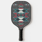 Native Southwestern Indian Art Blanket Design Pickleball Paddle (Achterkant)