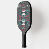 Native Southwestern Indian Art Blanket Design Pickleball Paddle (Links)