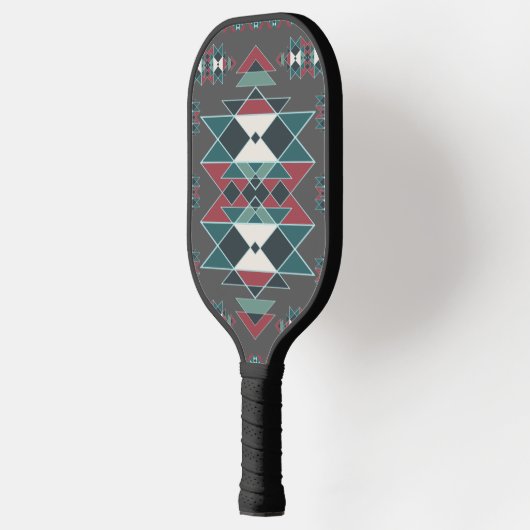 Native Southwestern Indian Art Blanket Design Pickleball Paddle (Links)