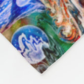 Native Spirit Apache Shaman Mandala World Fleece Deken (Hoek)